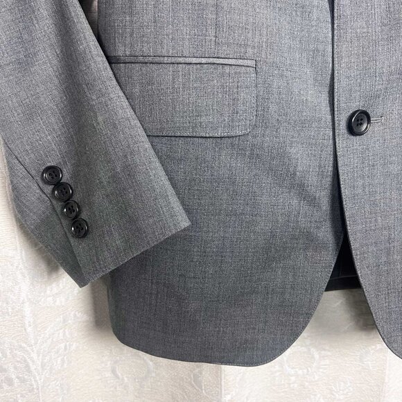 Bonobos Jetsetter stretch wool blazer gray slim fit - Picture 4 of 8